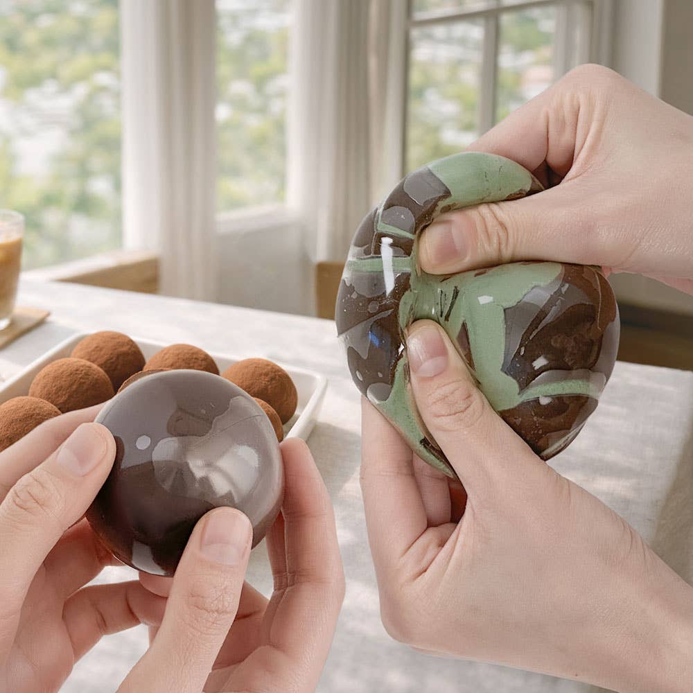 Dubai Choco Break Ball Fidget Toy -Crack Squeeze Stress Ball