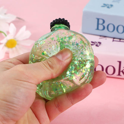 Maltose Glitter drinks bottle squishy toy-Random Color