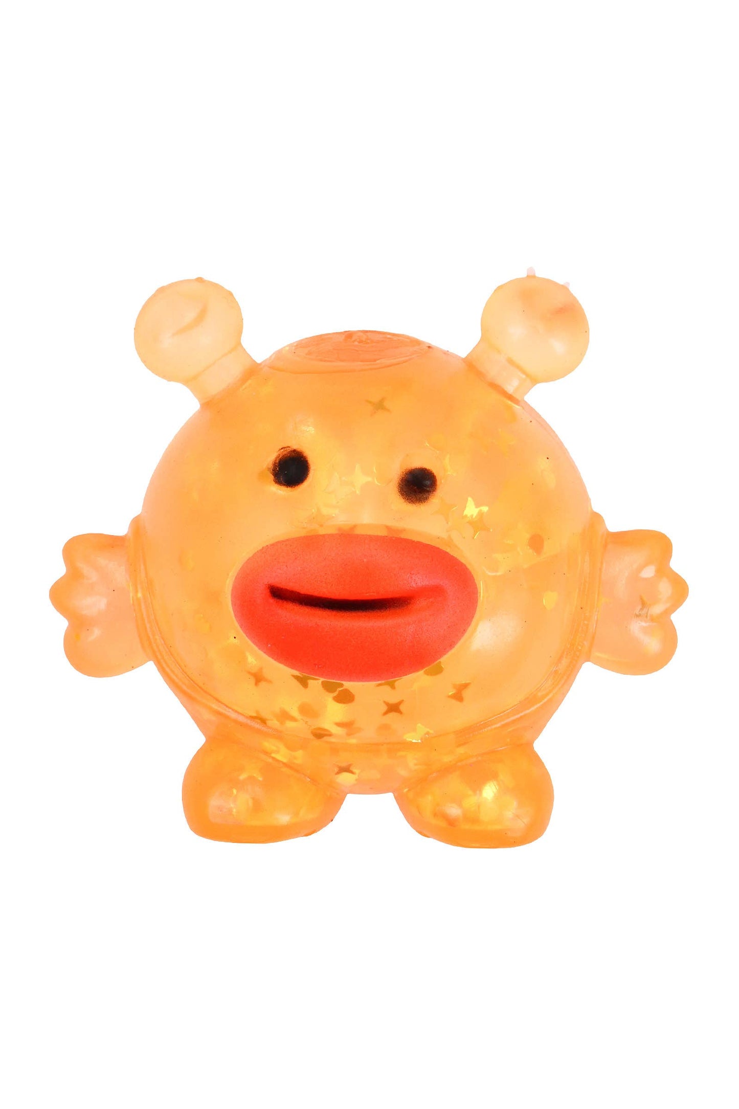 Round Monster Glittery Maltose Putty Filled Squishy Bag