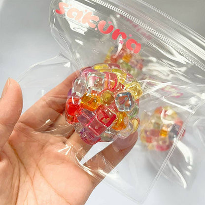 Funny rainbow stress Ball Squishy Squeeze Toy Fidget Toy