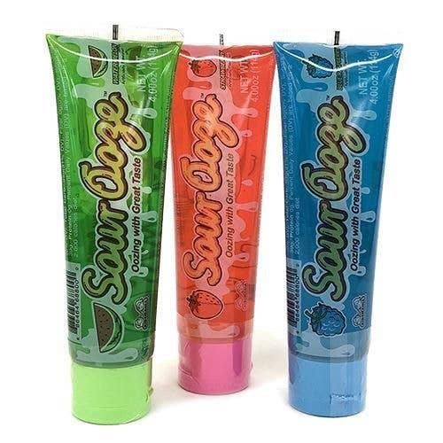 Sweet Bandit Sour Ooze Tube Liquid Candy, 12ct