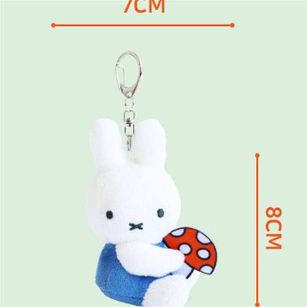 MIFFY FLOWER MINI BACKPACK KEYCHAIN - BLUE