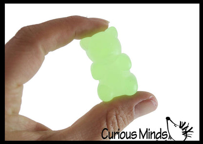1 Bag of 6 Gummy Bear Squishy Mochi Fidget - Cute Animal