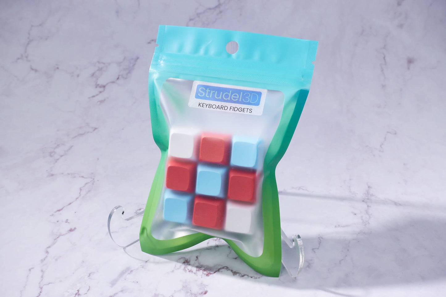 9 Key Mechanical Keyboard Fidget Keychain