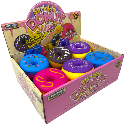 Sprinkle Donut Squeeze Toy