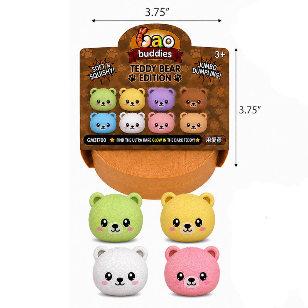Bao Buddies Teddy Bear Dumplings Sensory Toys