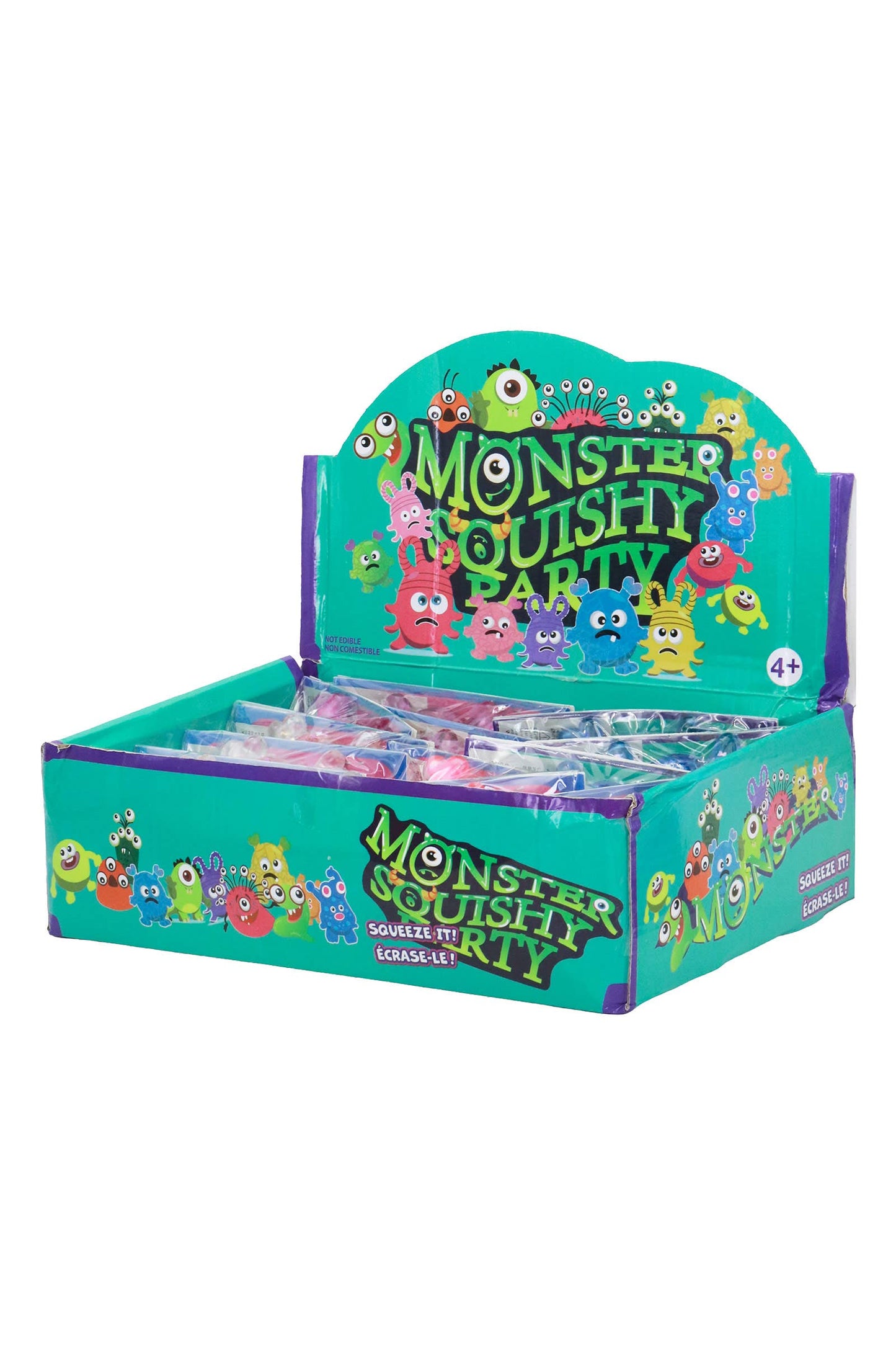Sad Monster Glittery Maltose Putty Filled Squishy Bag