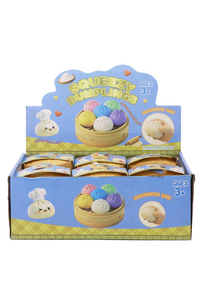 Glow In Dark Glitter Jiggly Dumpling Bao Bun Squishy