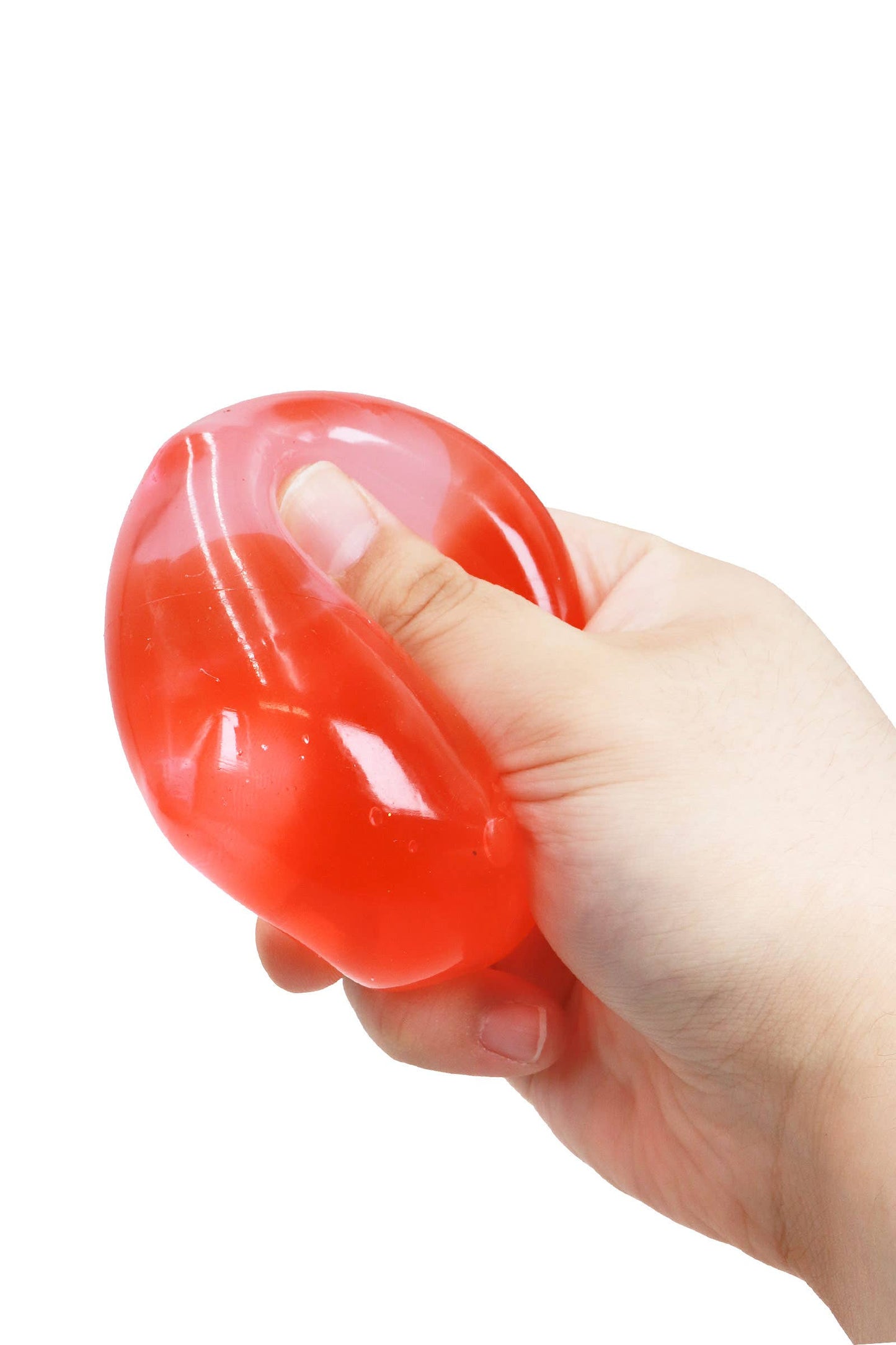 Clear Colorful Cube Maltose Putty Filled Squishy - OPP Bag