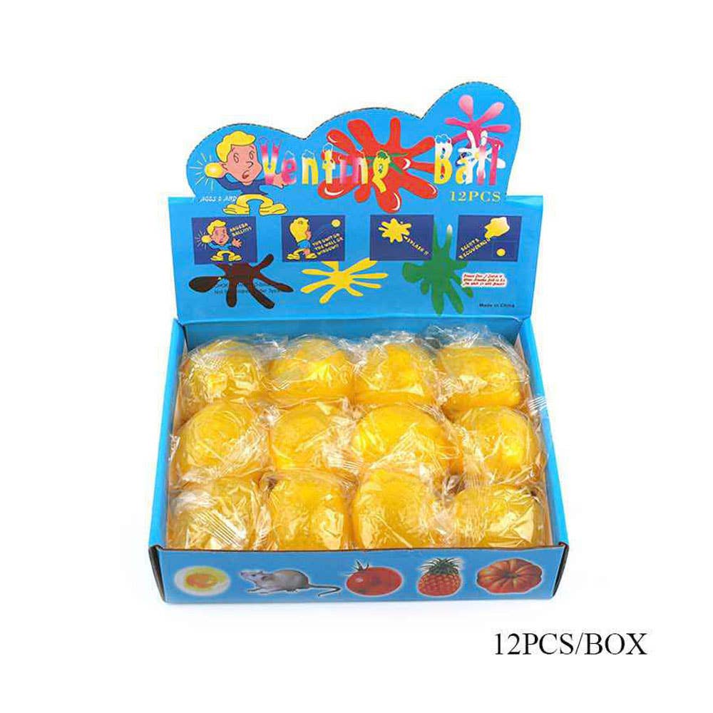 12PCS - Lemon Slice Squishy Stress Relief Toy