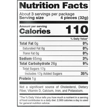 Sour Strips Rainbow 3.4oz Peg Bag, 12ct