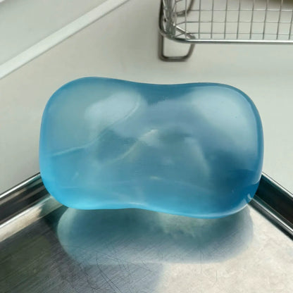 Moldable Transparent Soap Squishy Toy – Shape-Holding Stress