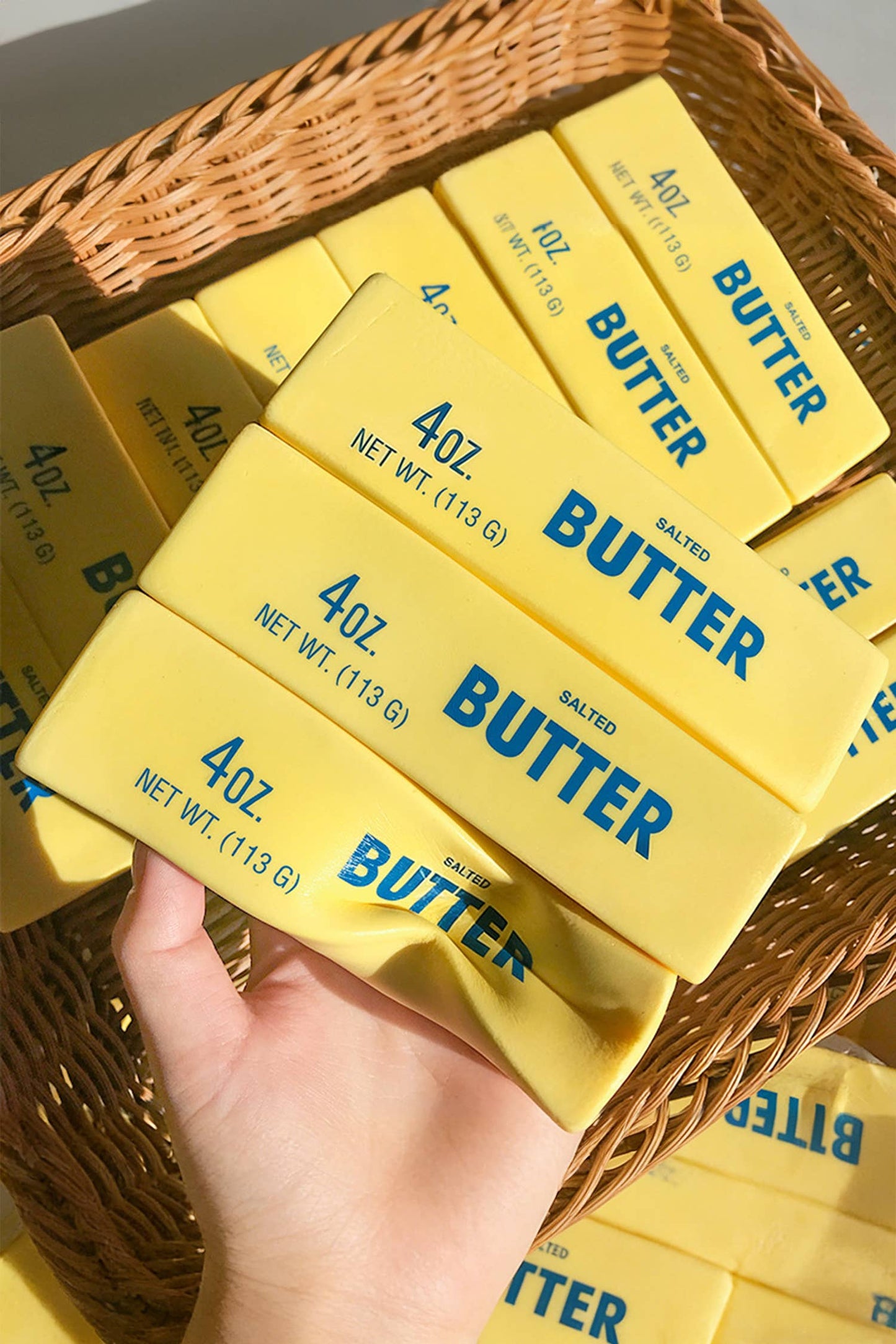 Slow Rising Stress Relief Sensory Butter Sticker Squishy Toy