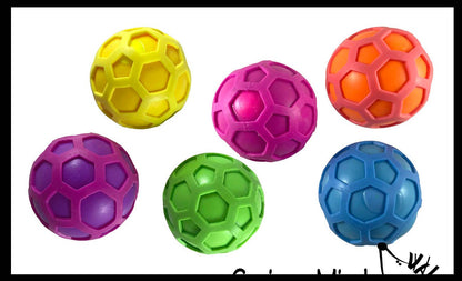 1 Honeycomb Color Changing Soft Doh Filled Stretch Ball with