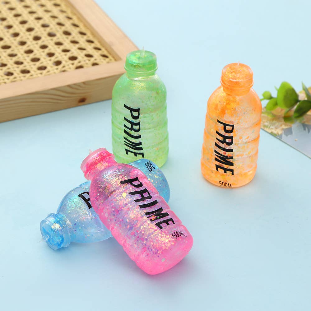 Maltose Glitter drinks bottle squishy toy-Random Color