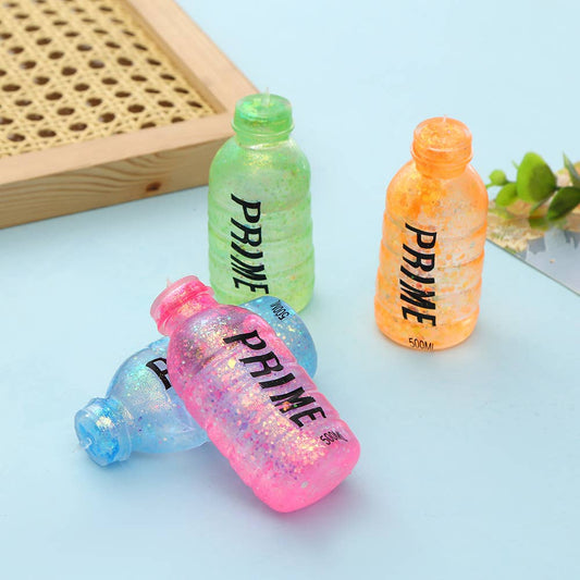Maltose Glitter drinks bottle squishy toy-Random Color