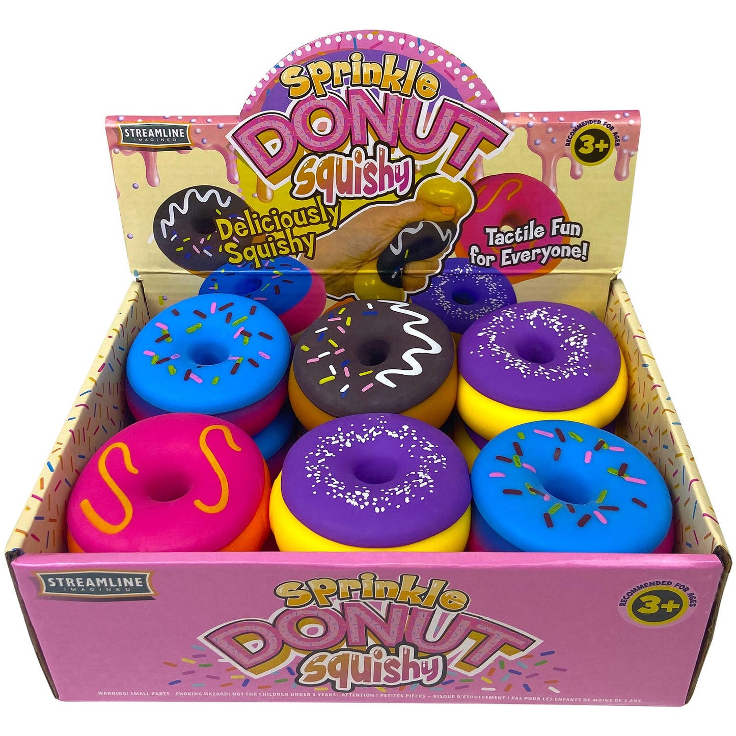 Sprinkle Donut Squeeze Toy