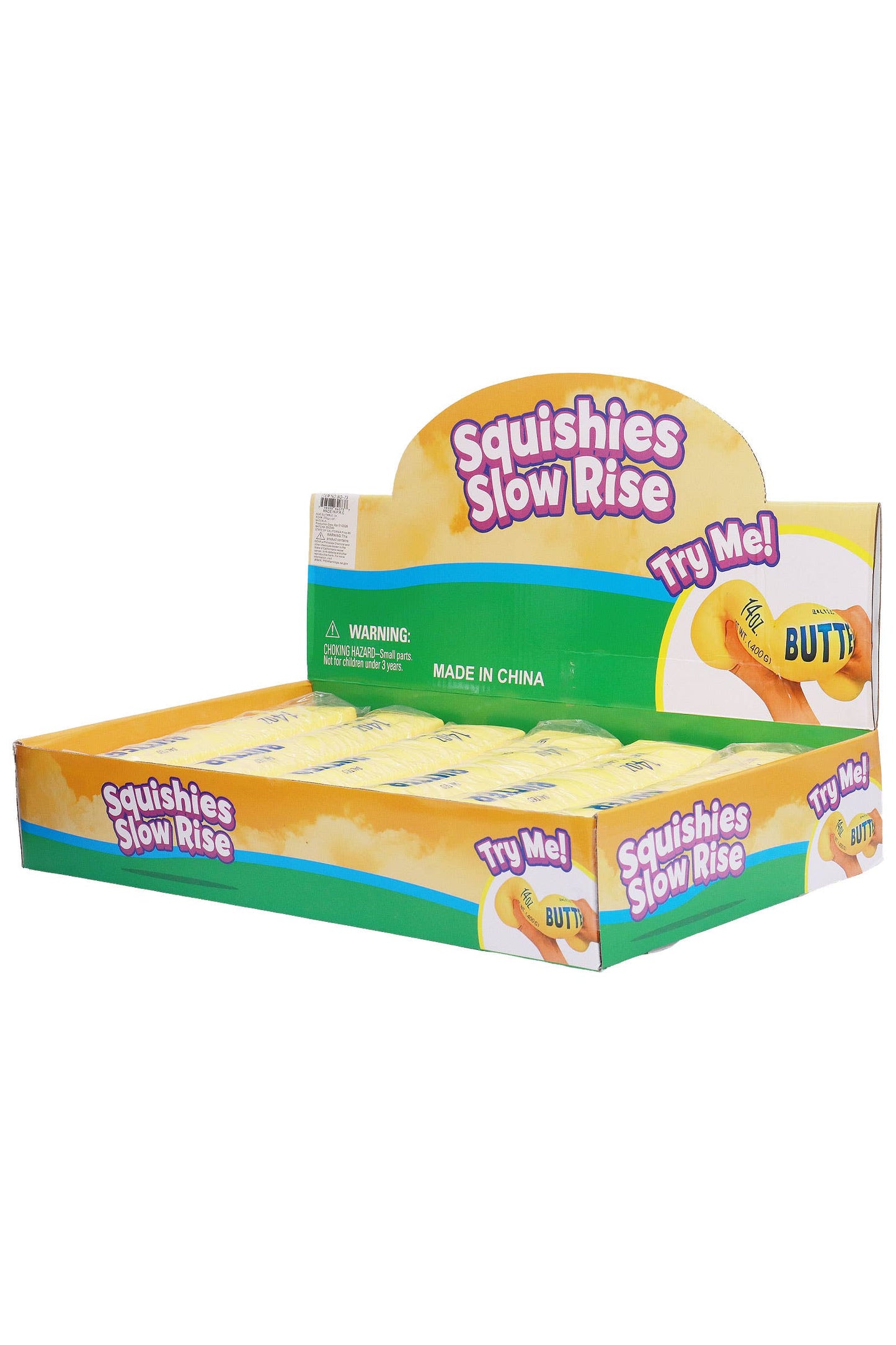 Jumbo Butter Stick Scented Fluffy Slime Squishy - 9 Inch