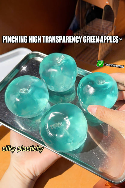 Crystal Apple Sensory Decompression Squeeze Ball