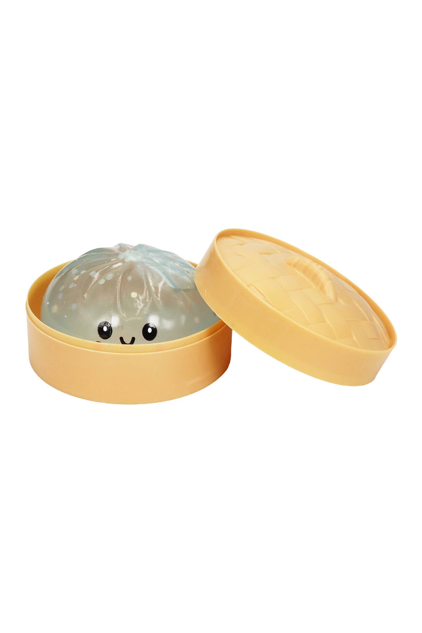 Glow In Dark Chunky Glitter Jiggly Dumpling Bao Bun Squishy