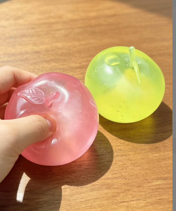 Slow Rebound Crystal Apple Stress Ball Stress Relief Toy