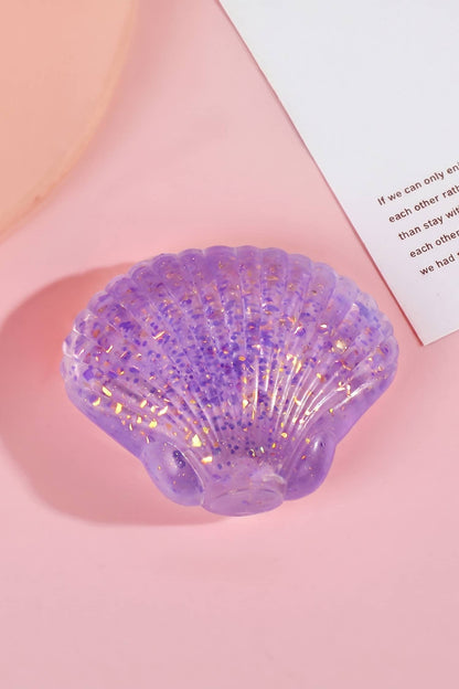 Glitter Seashell Slow Rising Squishy Stress Relief Toy