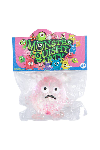 Sad Monster Glittery Maltose Putty Filled Squishy Bag