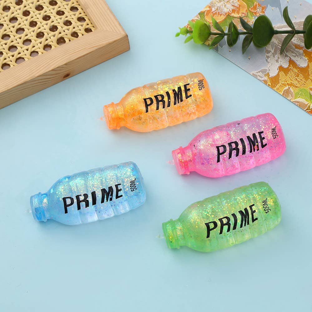 Maltose Glitter drinks bottle squishy toy-Random Color