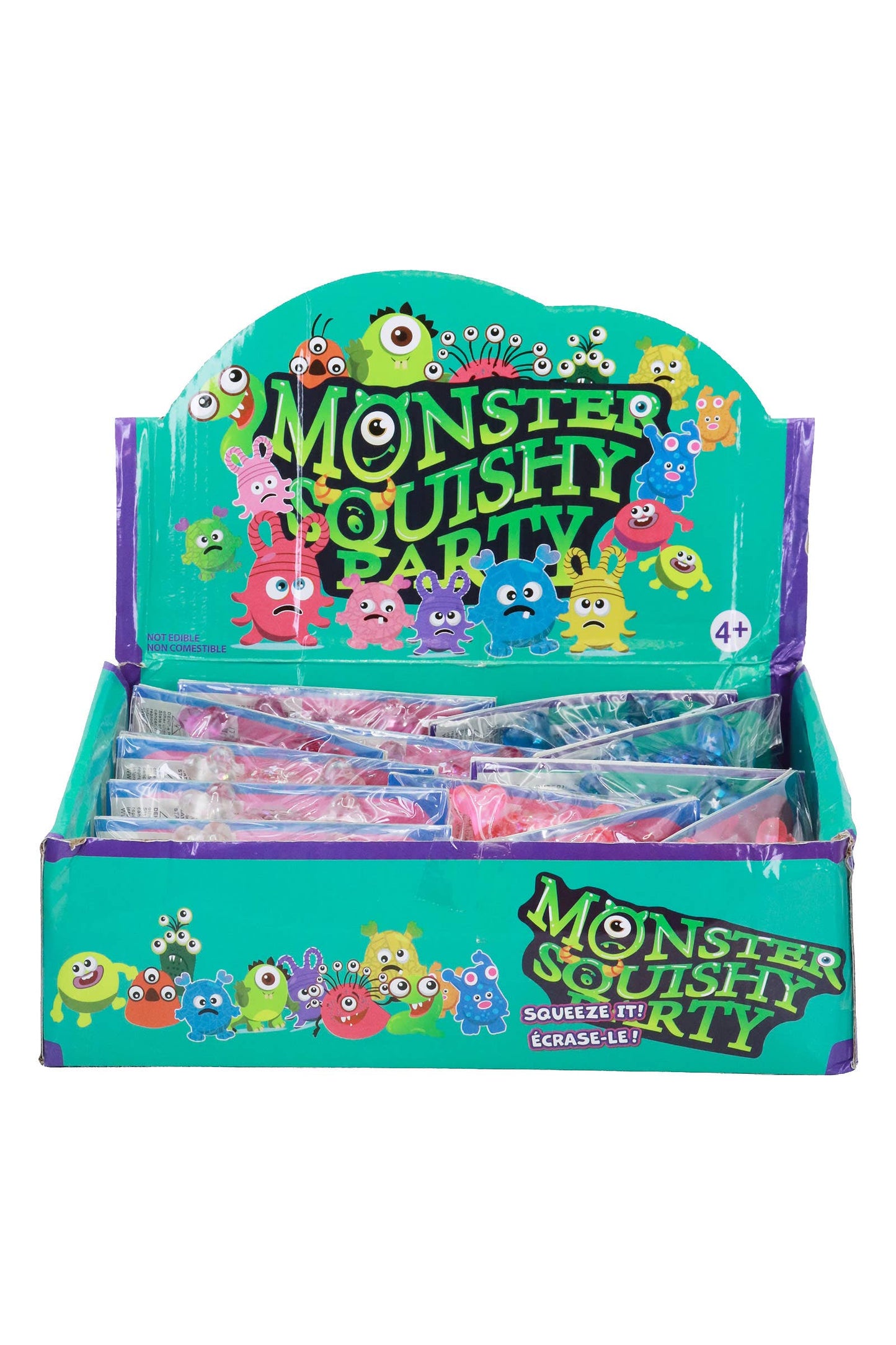 Sad Monster Glittery Maltose Putty Filled Squishy Bag