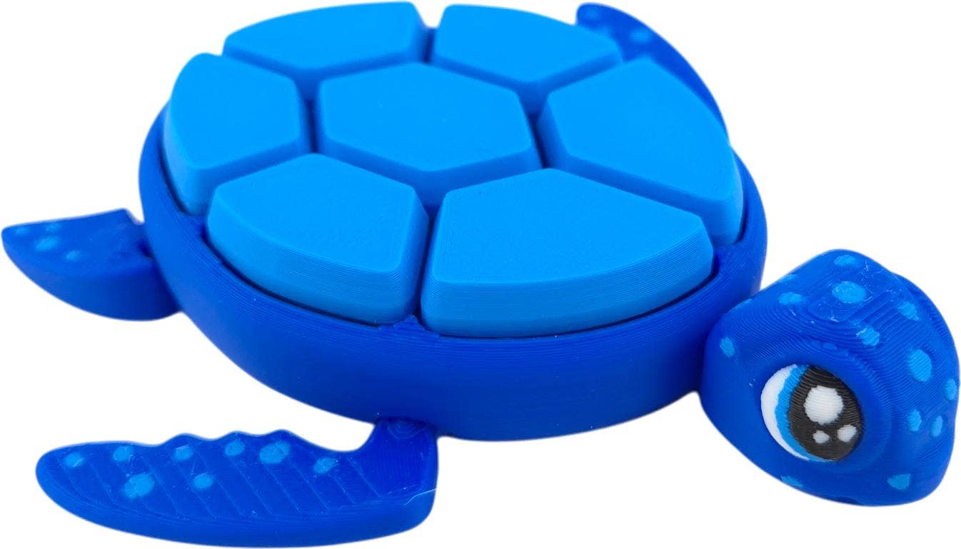Turtle Fidget Clickers Keychains