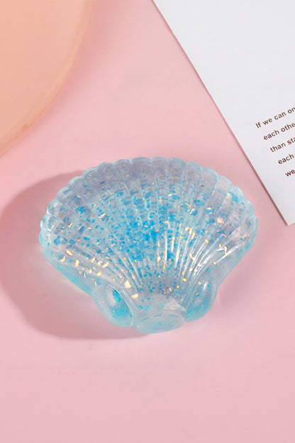 Glitter Seashell Slow Rising Squishy Stress Relief Toy
