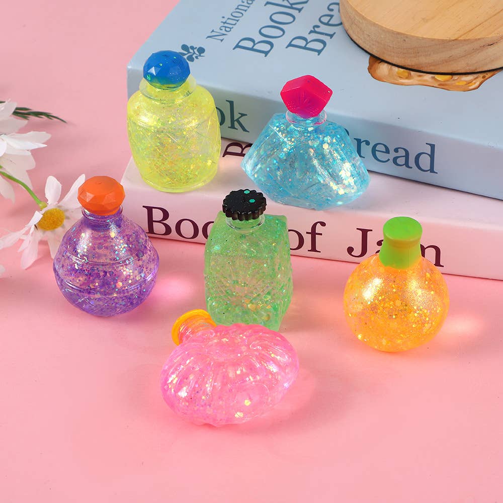 Maltose Glitter drinks bottle squishy toy-Random Color
