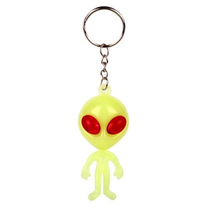 GID VINYL ALIEN KEYCHAIN