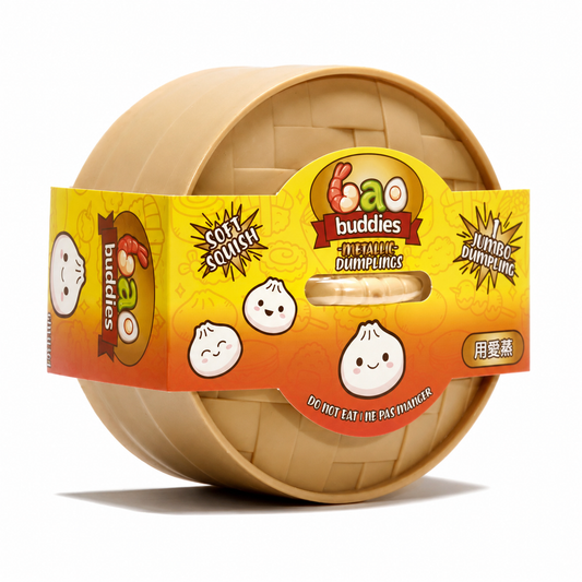 Jumbo Bao Buddies Metallic Dumplings Sensory Toys