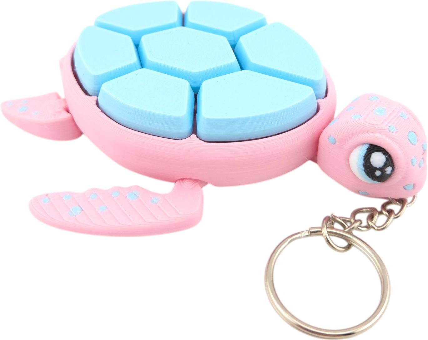 Turtle Fidget Clickers Keychains