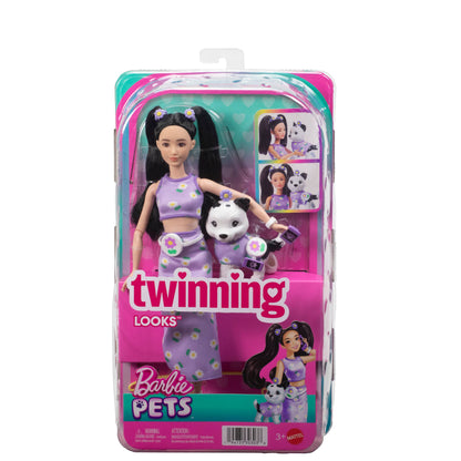 Barbie Twinning Looks Flowers Doll and Accessories