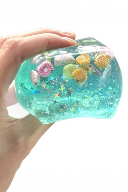 Blue Maltose Star Island Cube Maltose Squishy Toy
