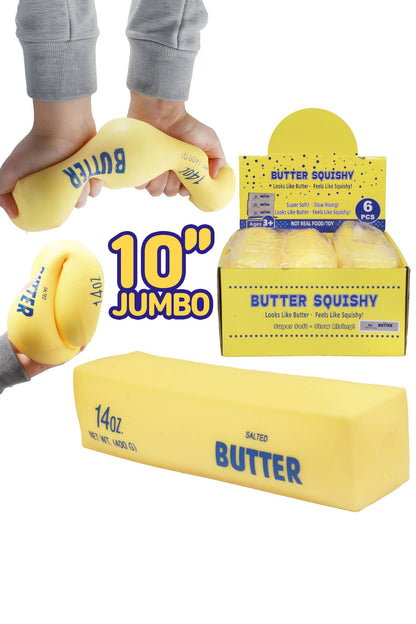 Jumbo Butter Scented Slime Filled Squishy - 10 Inch