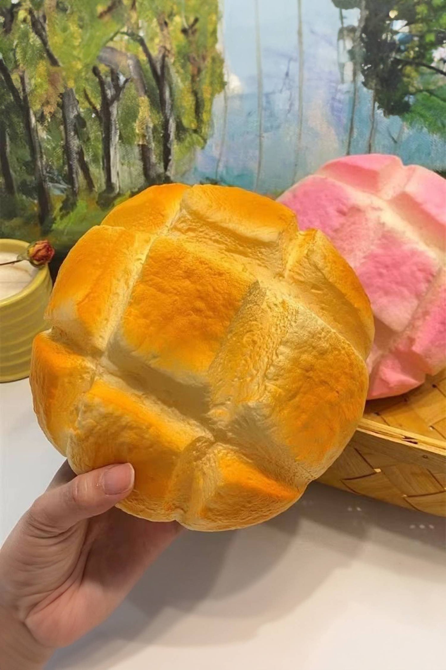 Simulation Bread / Extra Large Pineapple Bun Squishy Toy: Bread / ONE SIZE