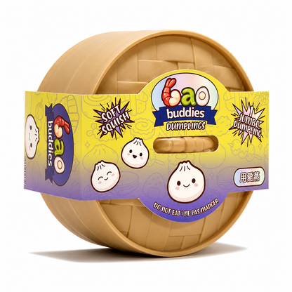 Jumbo Bao Buddies Holographic Dumplings Sensory Toys