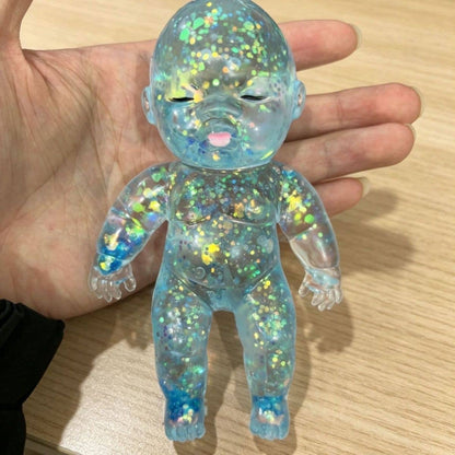 Stress Relief -Glitter Baby Squishy Fidget Toy