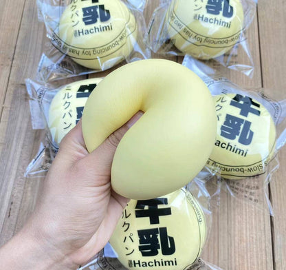 Milk Chocolate dumpling bun Squishy Squeeze Toy Fidget Toy