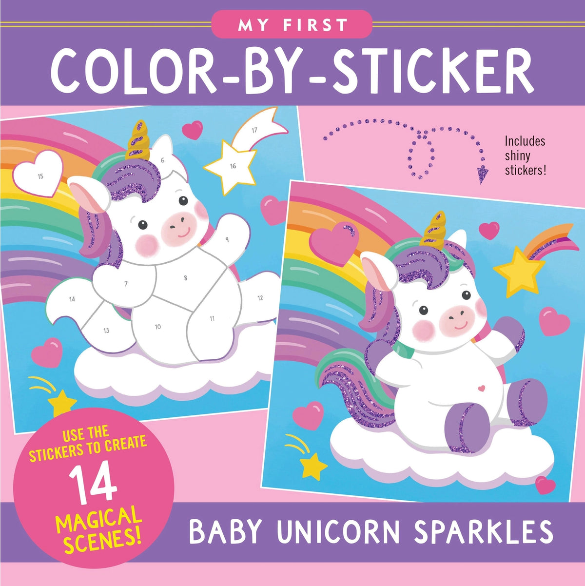 Color by Sticker Baby Unicorn Sparkles