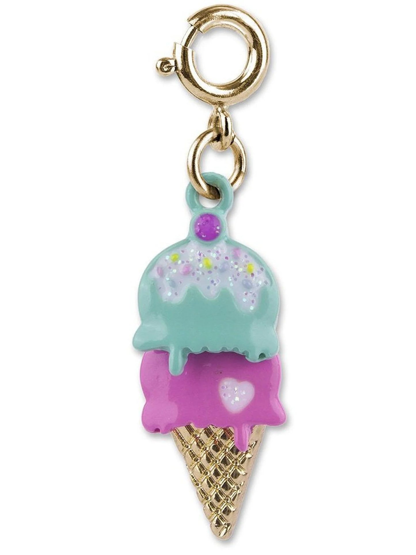 Gold Swivel Ice Cream Cone