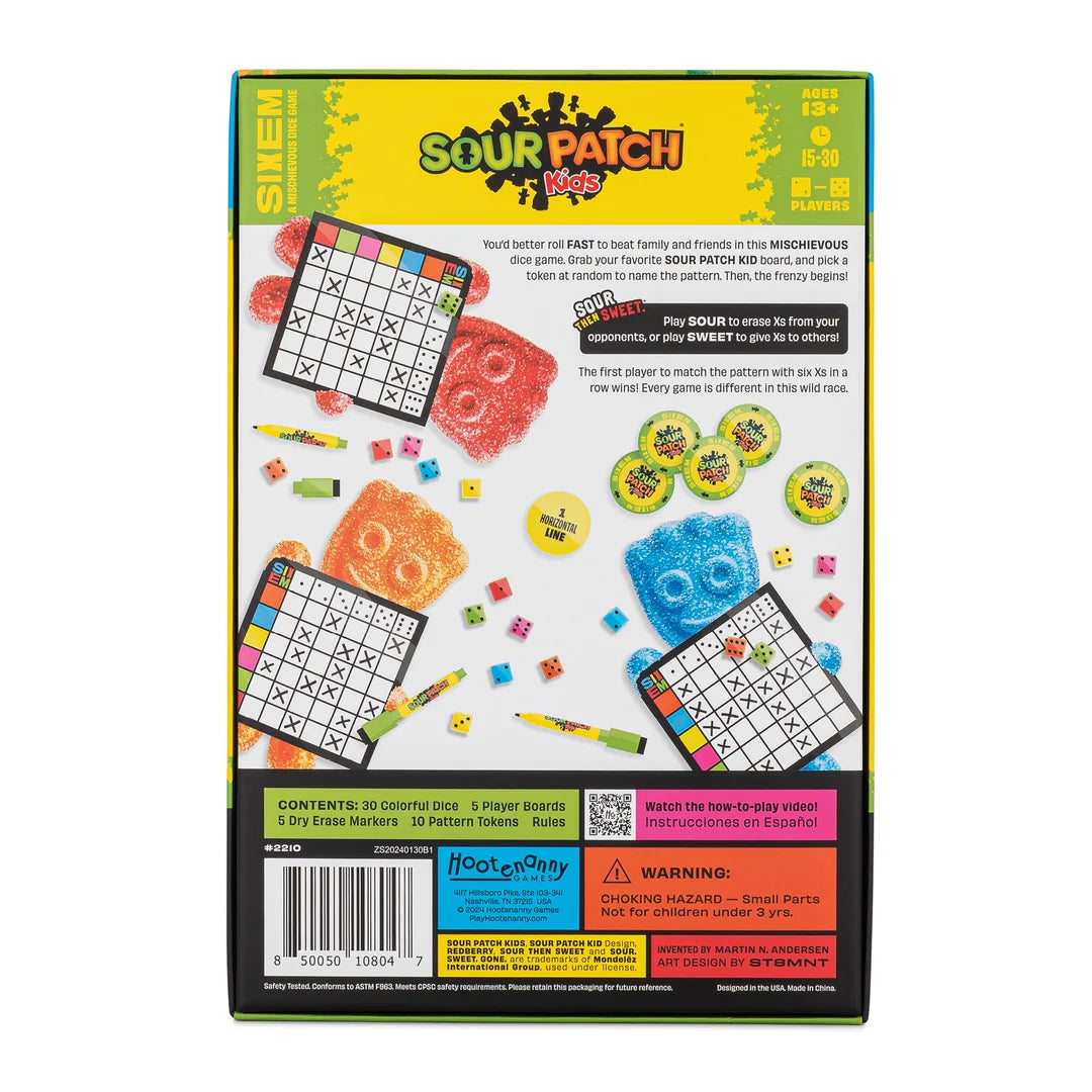 Sour Patch Sixems Game