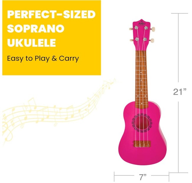 Kakoo Ukuleles Hib Pink