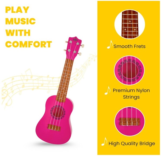 Kakoo Ukuleles Hib Pink