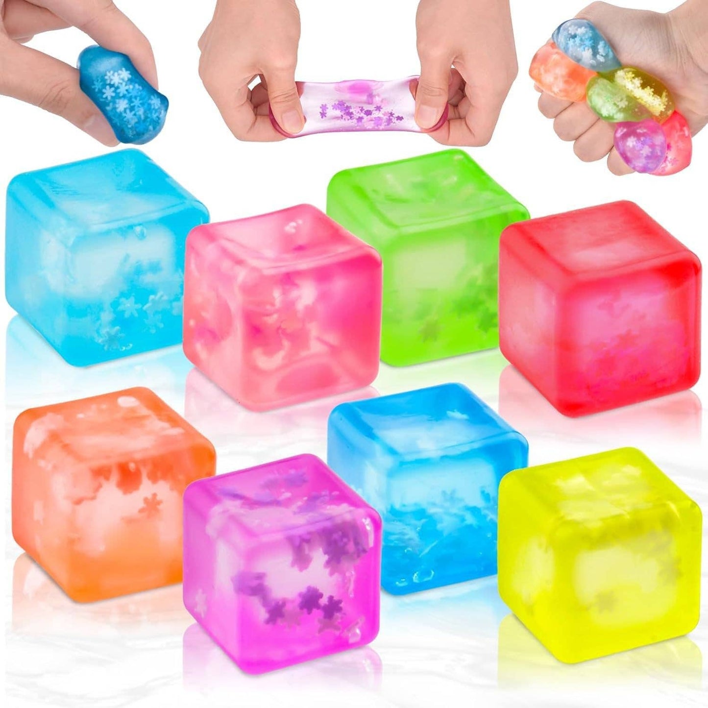 Maltose Stress Relief Ball glitter squishy toy-random color