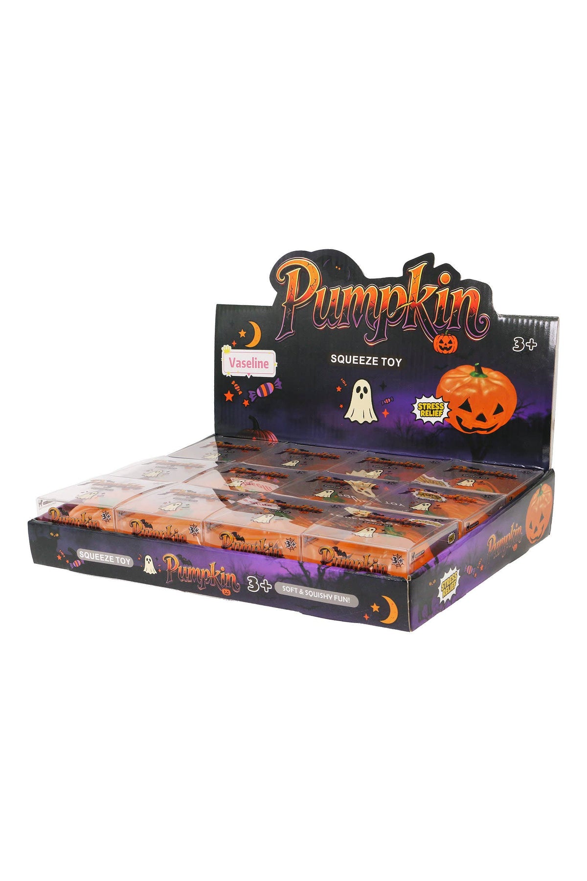 Jack-o-Lantern Pumpkin Zero Rebound Oil Jelly Filled Squishy