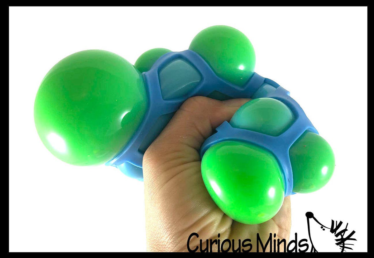 1 Honeycomb Color Changing Soft Doh Filled Stretch Ball with